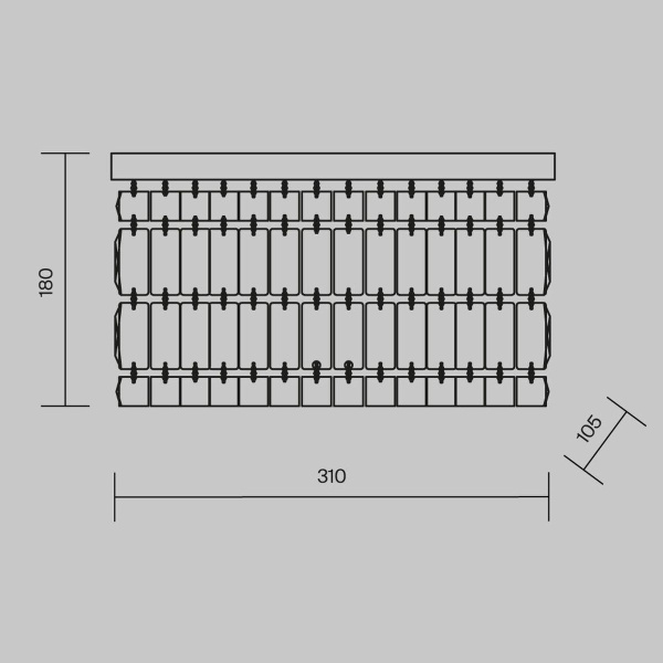 Настенный светильник Maytoni Dune DIA005WL-02CH