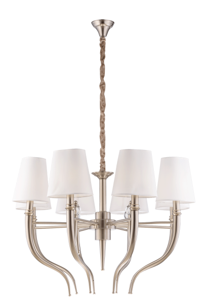 Люстра Veneto Luce 8658/8NK NICKEL (1)