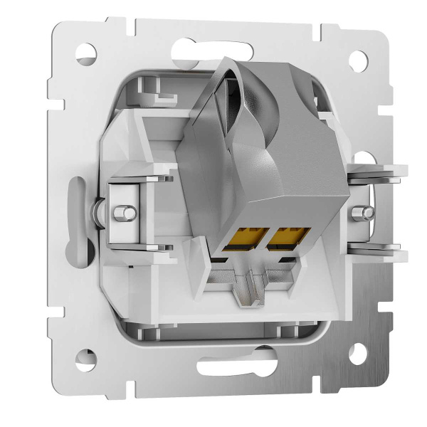 Розетка Ethernet RJ-45 cat. 6A экранированная (белый матовый) W5120001/ a069684