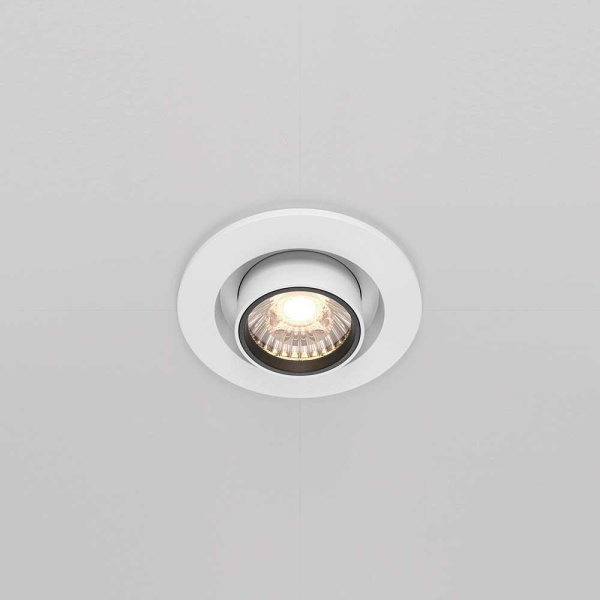 Встраиваемый светодиодный спот Maytoni Technical Hidden DL045-01-10W4K-W