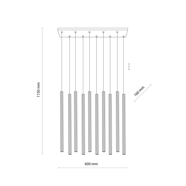 Подвесной светильник TK Lighting 11488 Ferro Sabia a072572