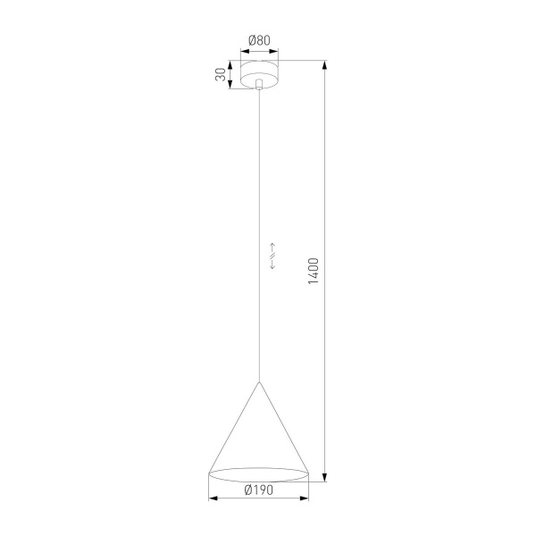 Подвесной светильник TK Lighting 10074 Cono