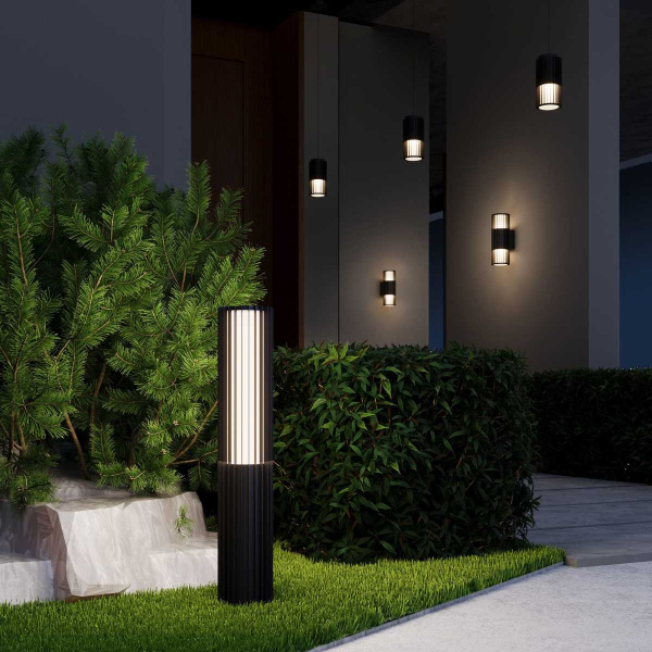 Светильник садово-парковый Entero черный Elektrostandard Entero a070268