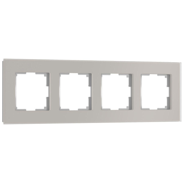 Рамка Werkel Senso на 4 поста дымчатый W0043117 4690389206467