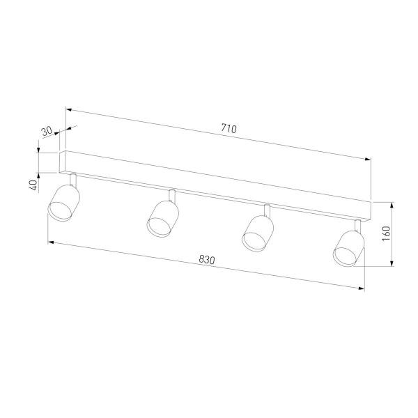 Спот TK Lighting 1024 Top White