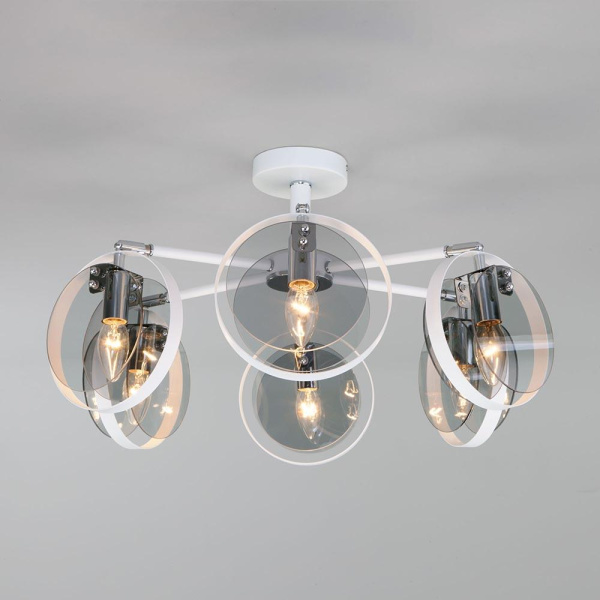 Потолочная люстра Eurosvet Gallo 70121/6 белый Smart