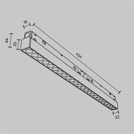 Трековый светильник Maytoni Technical EXILITY Points TR031-4-24WTW-M-DSZ-B