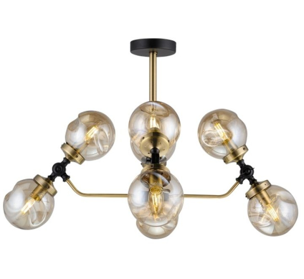 Люстра Veneto Luce 39306/8 MBK+AB (1)