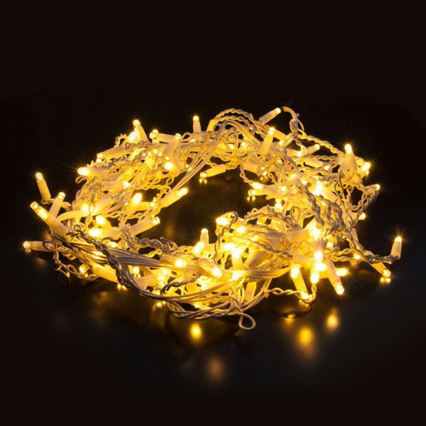 Уличная светодиодная гирлянда Eurosvet Занавес 230V 200-101 теплый белый с эффектом мерцания