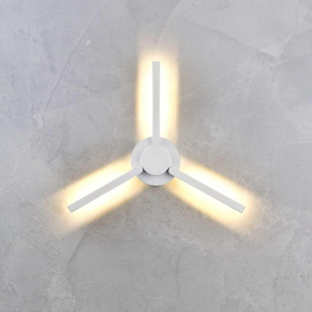 Уличный настенный светодиодный светильник Elektrostandard 1665 Techno LED Lever белый a040501