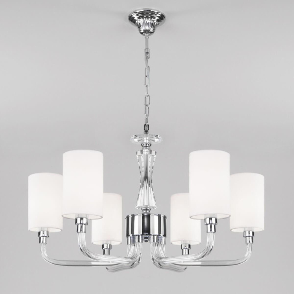 Подвесная люстра Eurosvet Catania 60120/6 хром Smart