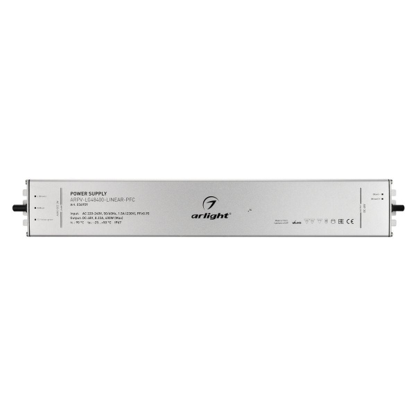 Блок питания Arlight ARPV-LG48400-Linear-PFC 48V 400W IP67 8,33A 036959