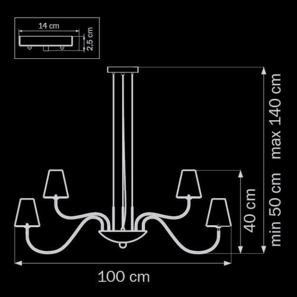 Подвесная люстра Lightstar Diafano 758164
