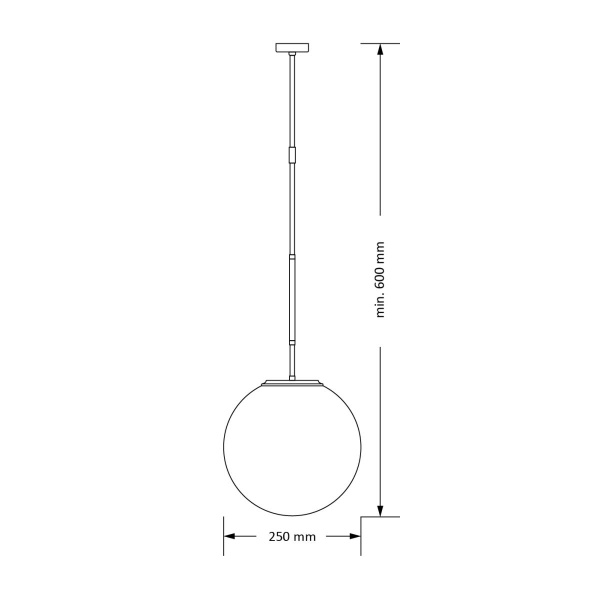 Подвесной светильник KUTEK MOOD Ultimo ULT-ZW-1(ZM)250