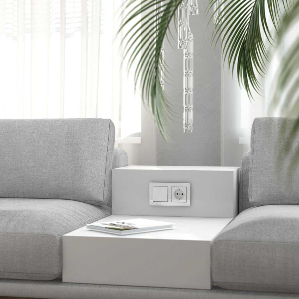 Выключатель одноклавишный с подсветкой Werkel W1110141 4690389197246