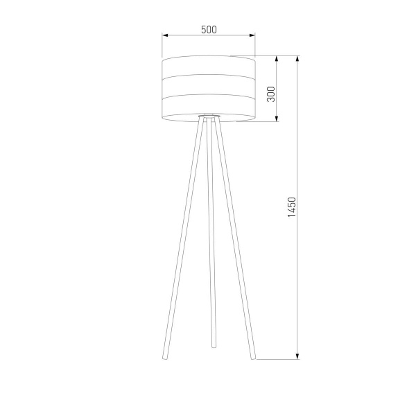 Торшер TK Lighting 5053 Tago Black