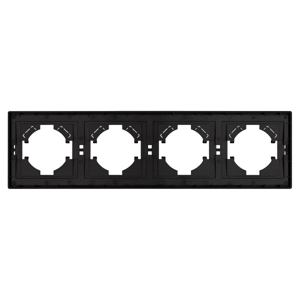 Рамка пластиковая FRM-TENDO-PL-4-BK Arlight 053848