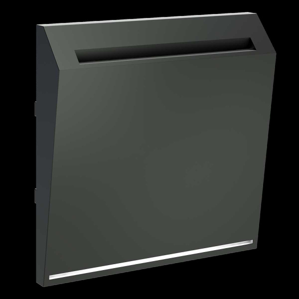 Накладка для выключателя карточного, S70 (титан) Voltum VLS002606