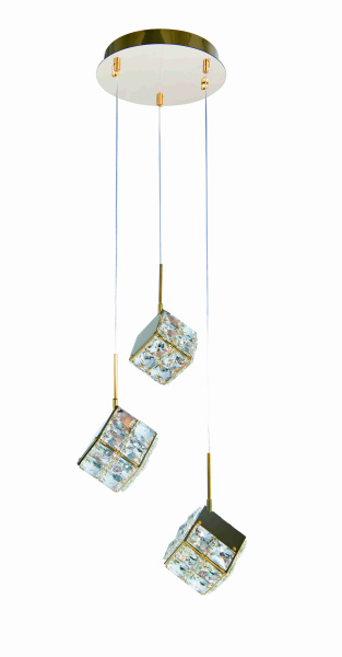 Люстра NW 6009E/3A GOLD+CLEAR (1)