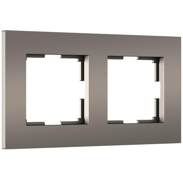 Рамка Werkel Slab на 2 поста бронза матовый W0022963 4690389193408