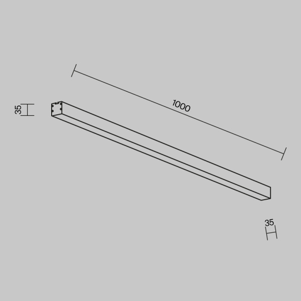 Линейный светильник Maytoni Technical LL311012