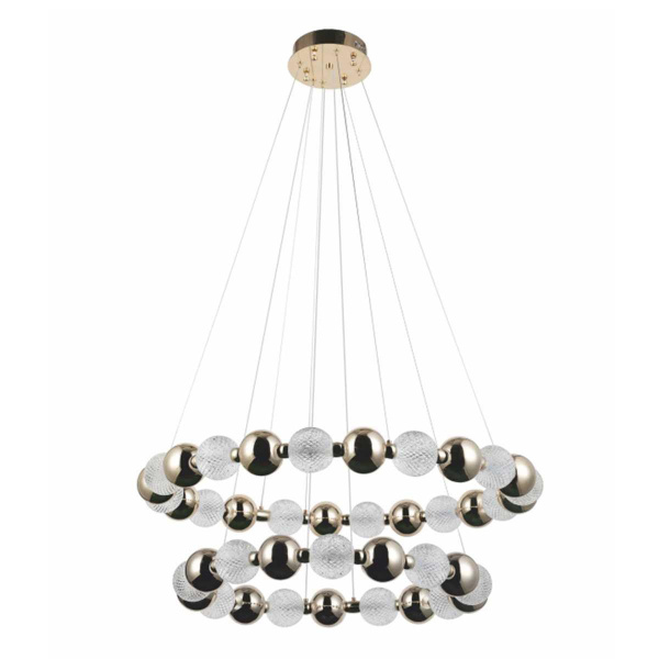 Подвесная светодиодная люстра Modelux Modestyle MS.8012.600.400 GD