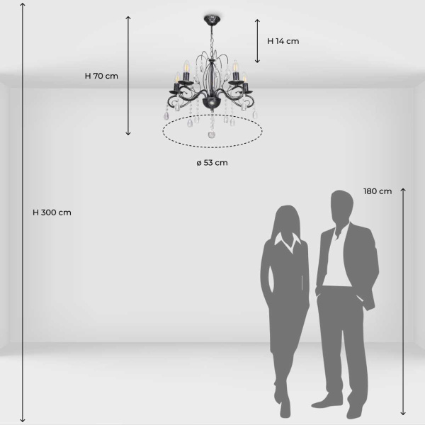 Подвесная люстра De City Лада 442010605