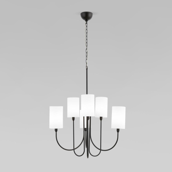 Подвесная люстра Eurosvet Abbey 60164/6 черный Smart