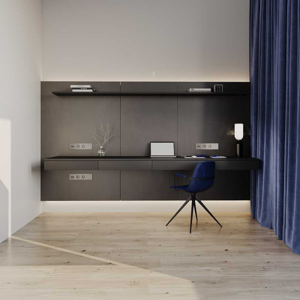 Рамка пластиковая Voltum S70 на 4 поста, (кашемир) VLS100403