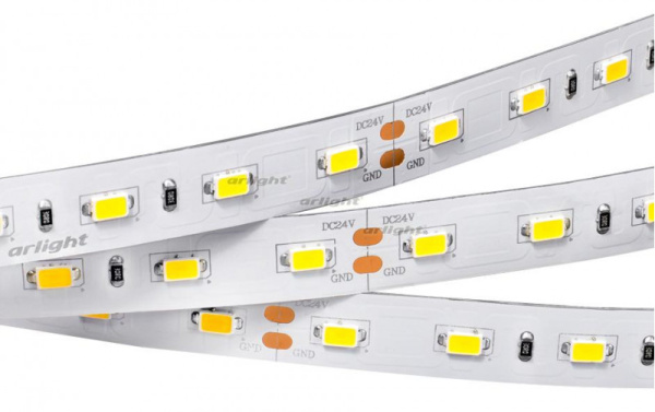 Светодиодная лента Arlight 27W/m 60LED/m 5630SMD теплый белый 5M 017456
