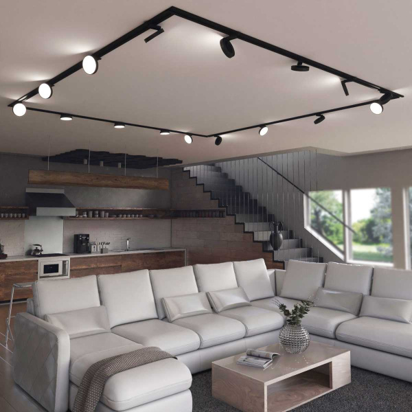 Трековый светодиодный светильник Elektrostandard Pila 85078/01 черный a056103