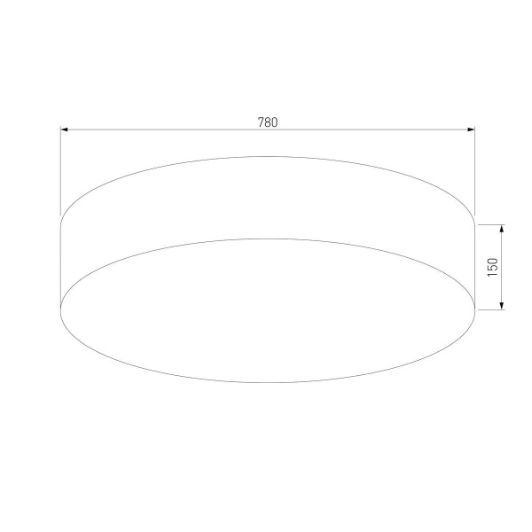 Потолочный светильник TK Lighting 5638 Rondo Linen