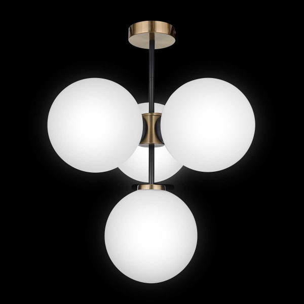 Потолочная люстра 33 ИДЕИ CHN800S.04.17ABL.ASB-S32WH