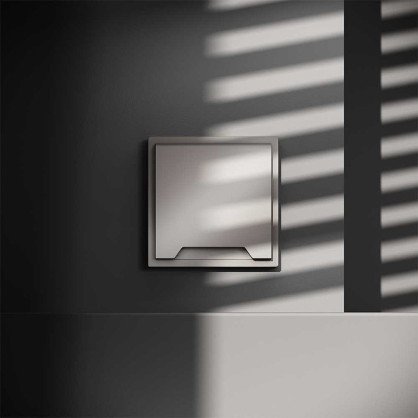 Розетка встраиваемая Voltum S70 с заземлением, защитными шторками и крышкой 16А, (кашемир) VLS040303