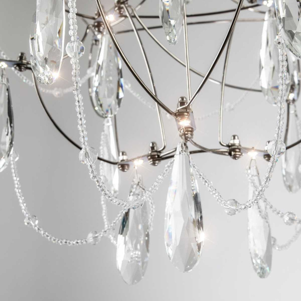 Подвесная светодиодная люстра Modelux Premium ML.5601.400P СН