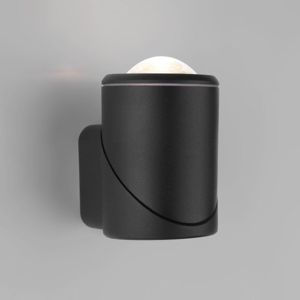 Уличный настенный светодиодный светильник Elektrostandard Gira 35127/U черный a056334