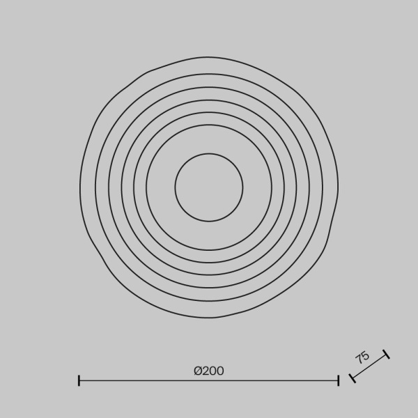 Настенный светодиодный светильник Maytoni Sparkle MOD343WL-L5BS3K