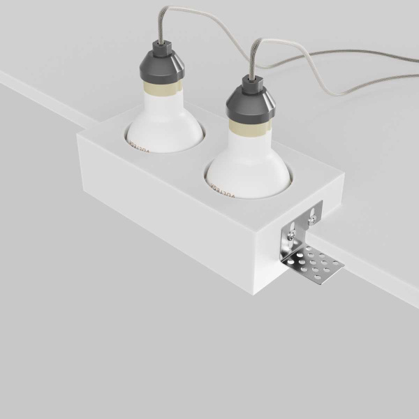 Встраиваемый светильник Maytoni Technical Downlight Gyps Modern DL131-GU10-02-W