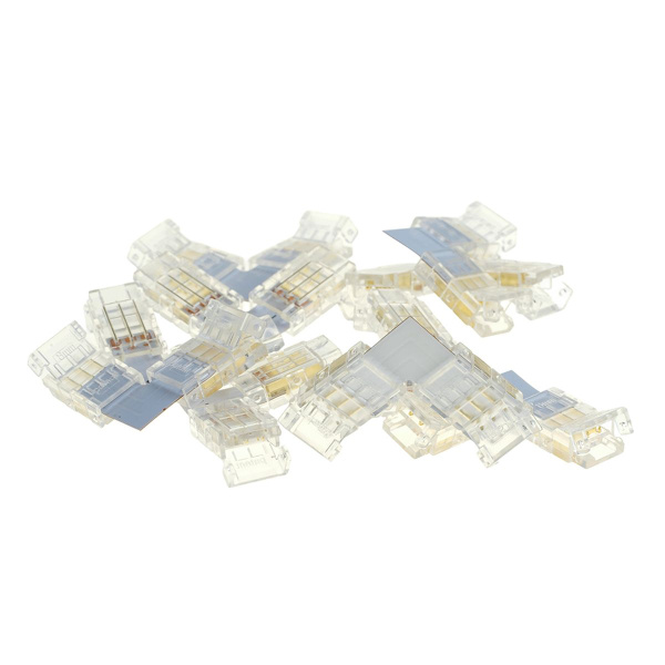 Соединитель угловой 10мм для ленты CCT SMD ленты шириной 8 мм Feron LD172 52003