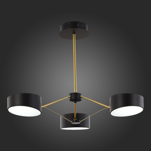 SLE6005-402-03 Светильник потолочный Черный/Черный LED 3*10W