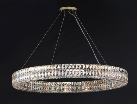 10120 10124+22/S gold , Подвесной светильник, Gold Clear crystal D110*W6.5*H11/261 cm G9 26*40W