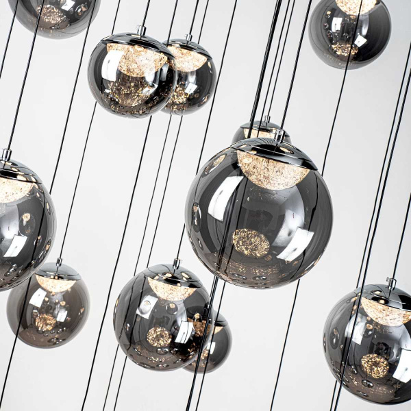 Подвесная люстра MODELUX ML.2338.25 BK-CR