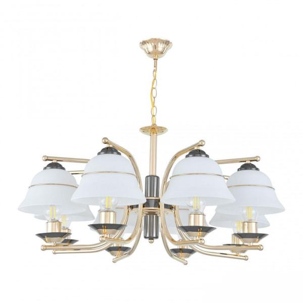 Подвесная люстра Arte Milano Florentia-1240 301240/8 Bk/Gd