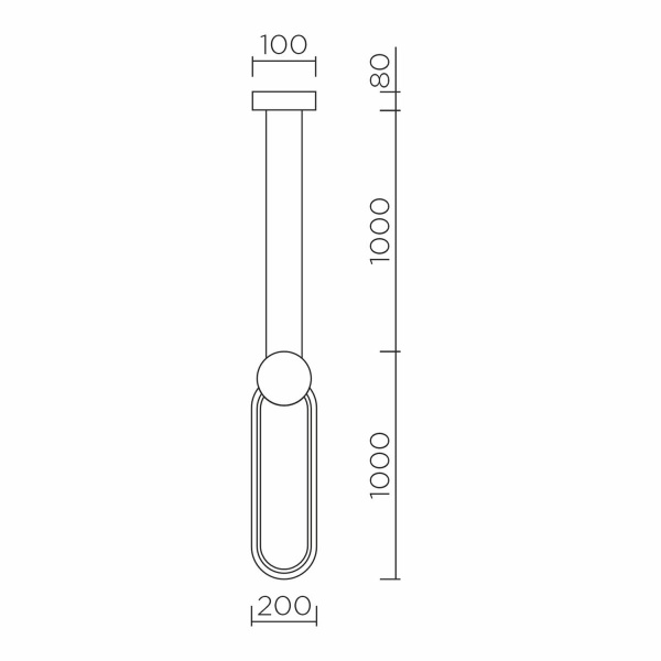 Подвесной светильник LED4U 8576