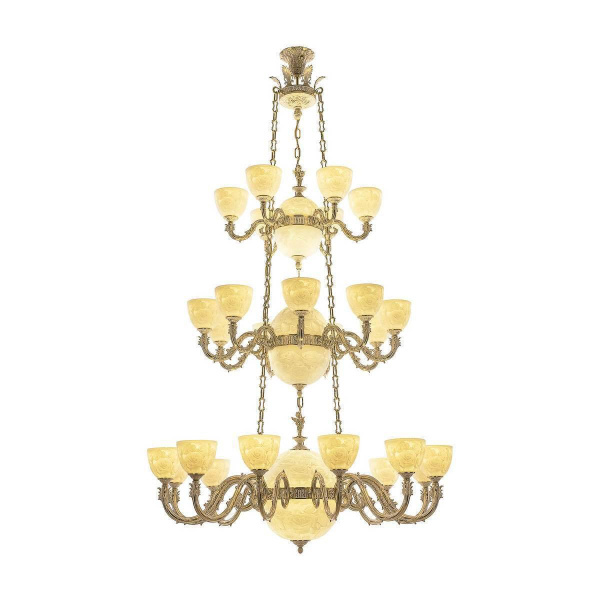 Подвесная люстра Bohemia Ivele 71001P/12+9+6/360/3d GW P1 U Rose Y8 FA10S