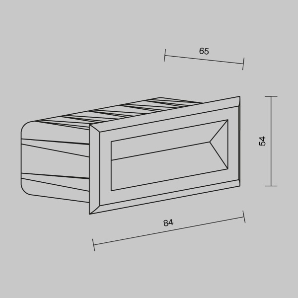 Подсветка для лестниц Maytoni Bosca O045SL-L3B3K