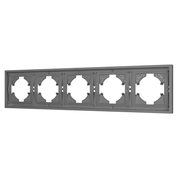 Рамка пластиковая FRM-TENDO-PL-5-GR Arlight 053853