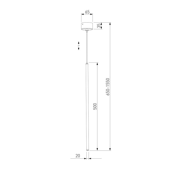 Подвесной светодиодный светильник Elektrostandard Flinn 50263 LED 4W 3000К латунь a072221