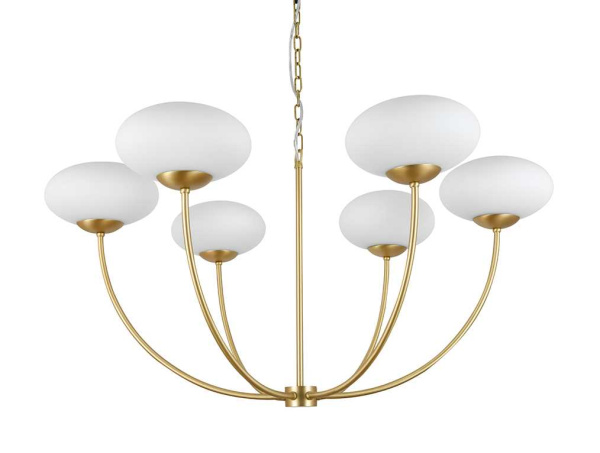 Люстра NEWPORT 3916/С brass