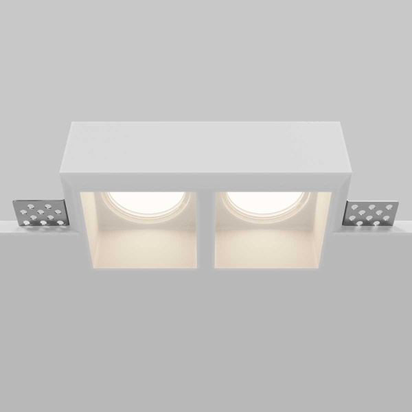 Встраиваемый светильник Maytoni Technical Downlight Gyps Modern DL131-GU10-02-W